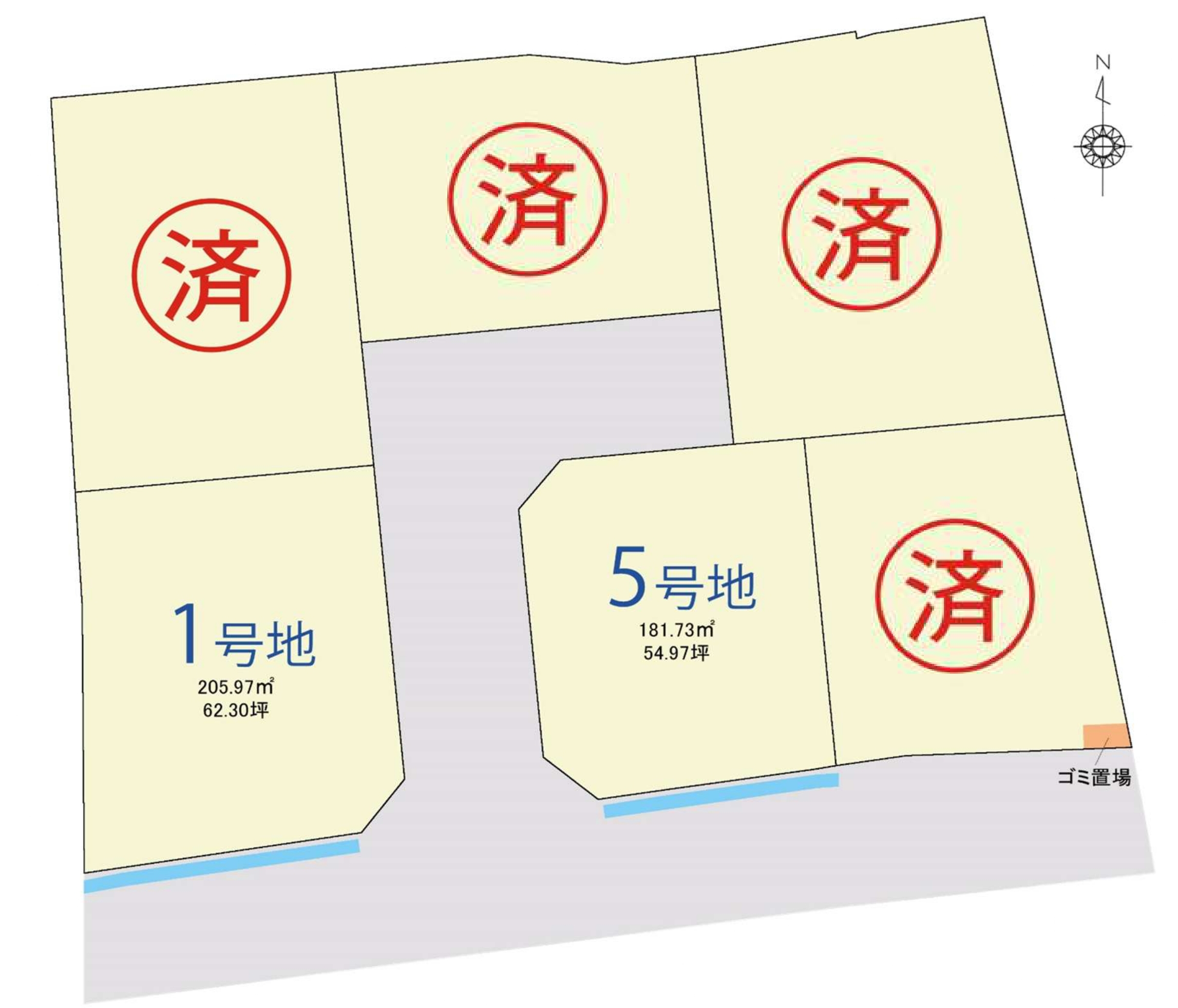 八女市本6区画分譲地 - 画像3