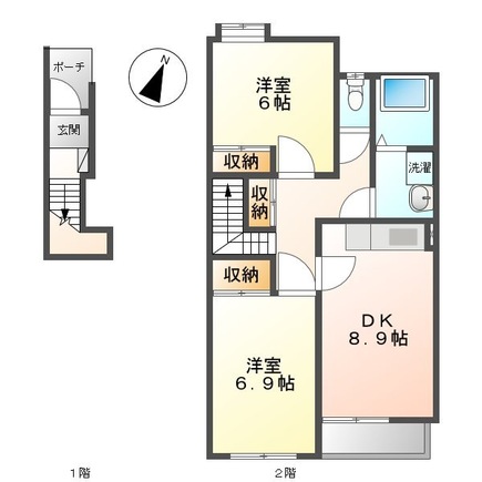 グレースヴィラ・フジ203 - 画像2