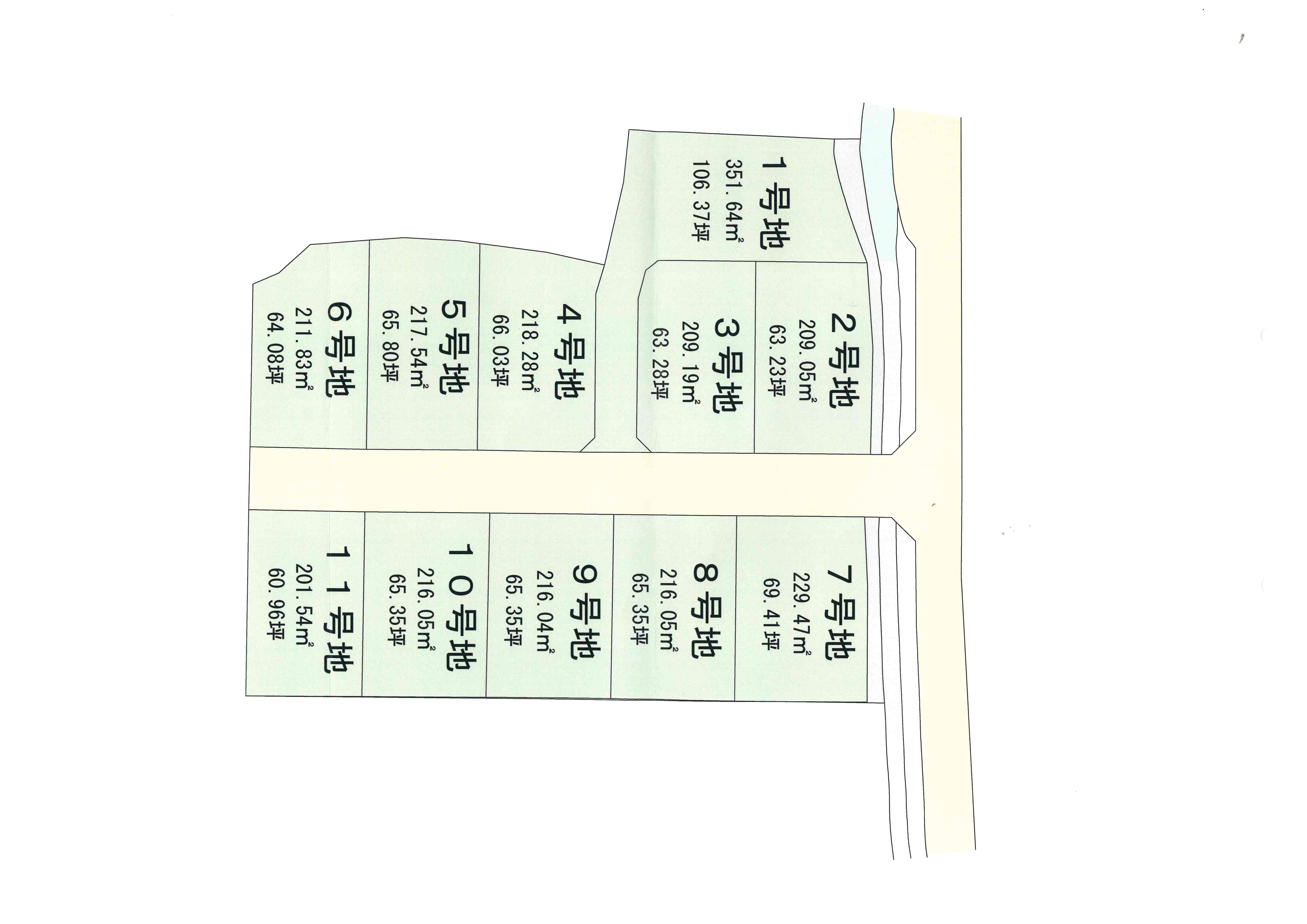 八女市納楚11区画分譲地 - 画像2