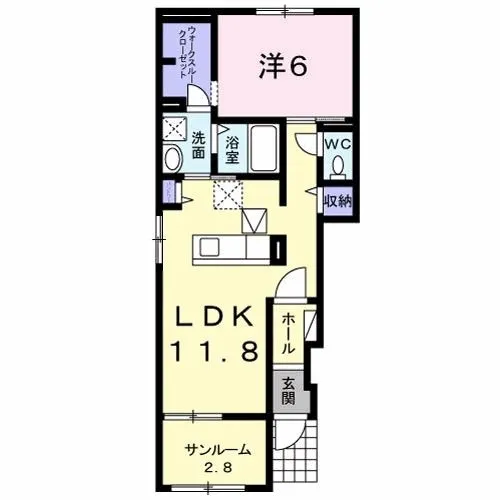 サンリット広川Ⅱ 101 - 画像2