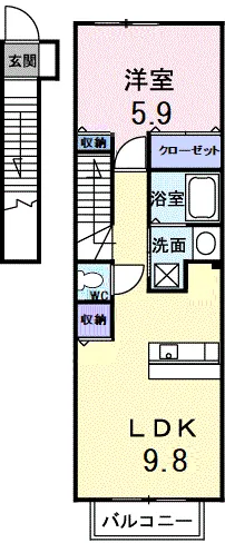 エスポワール202 - 画像2