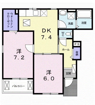 グレイスヒル弐番館101 - 画像2