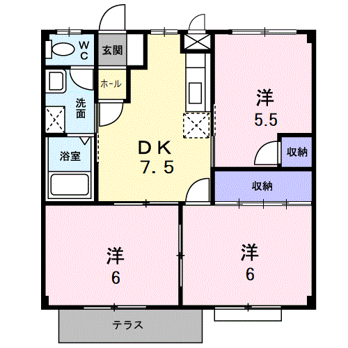 ハイツウイステリア(A)104 - 画像2