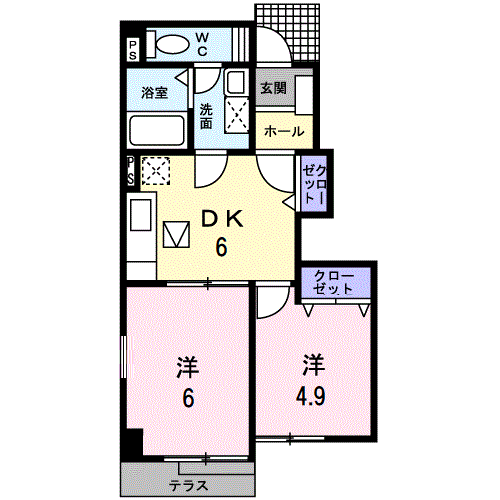 メゾン・アンジュ参番館102 - 画像2