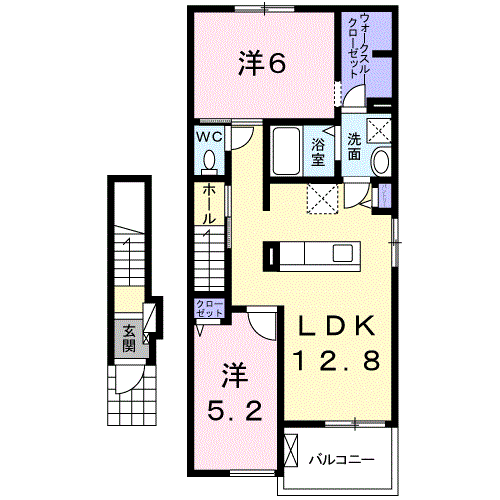 メゾン・フェリシテⅠ202 - 画像2
