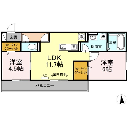 D-roomホワイトフォレスト302 - 画像2