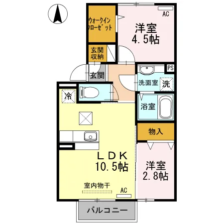 クローバーハイツ103 - 画像2