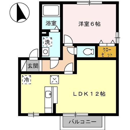 フリメールA棟101 - 画像2