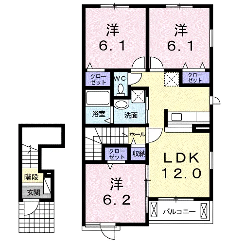ファミール・パークB202 - 画像2