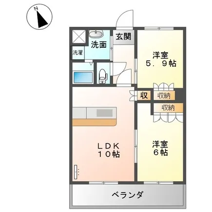 リバーレイン　コスモス202 - 画像2