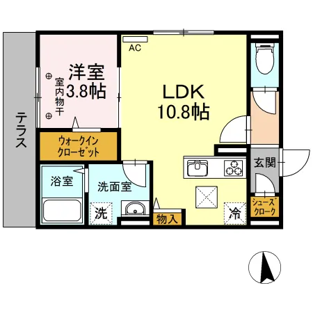D-roomホワイトフォレスト105 - 画像2
