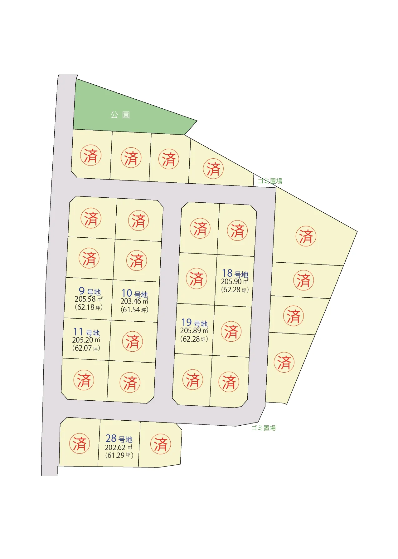 筑後市熊野29画分譲地 - 画像3