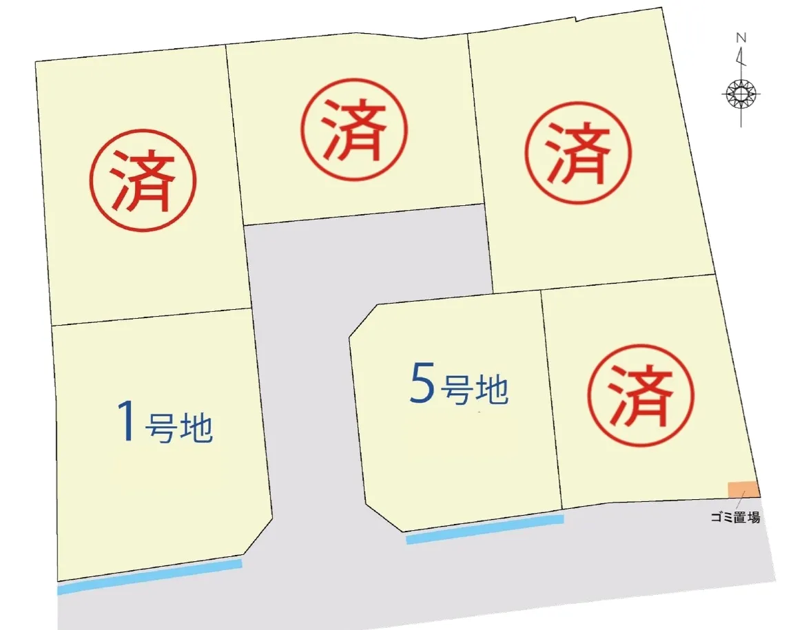 八女市本6区画分譲地 - 画像3