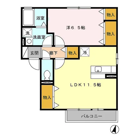 グレイスB棟201 - 画像2