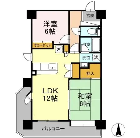 サンライトヒルズ広川303 - 画像2