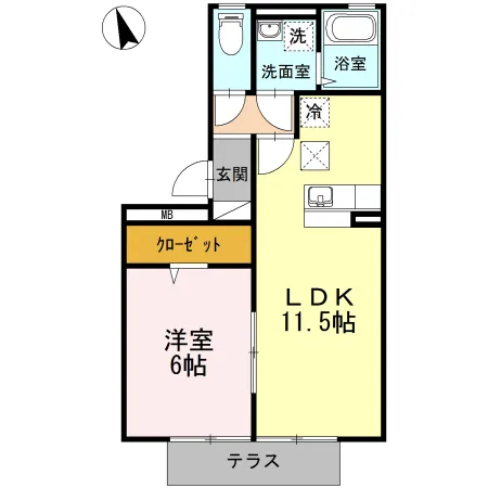 リーベA棟103 - 画像2