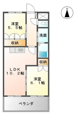 フェリーチェⅡ 202 - 画像2