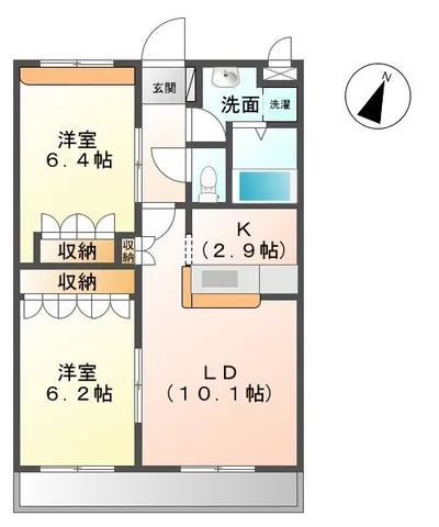 リバーサイドコスモスⅡ102 - 画像2