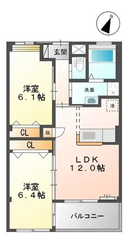 長浜ヒルズ206 - 画像2
