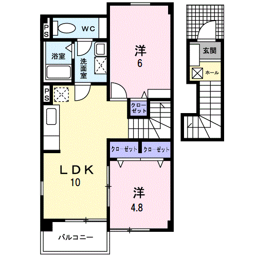 ケント・アヴェニュー弐番館204 - 画像2