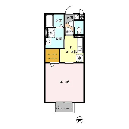 セジュール和泉206 - 画像2