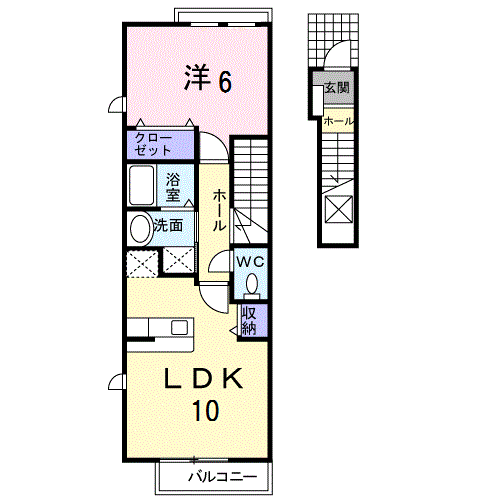ランドマークⅤ番館205 - 画像2