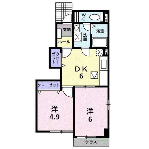 ケント・アヴェニュー弐番館101 - 画像2