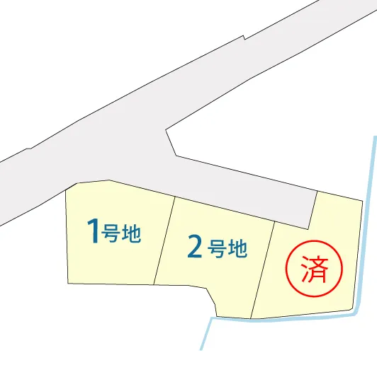 【残り2区画・土地】八女郡広川町太田の分譲地『太田3区画分譲地』販売中！建築条件なし