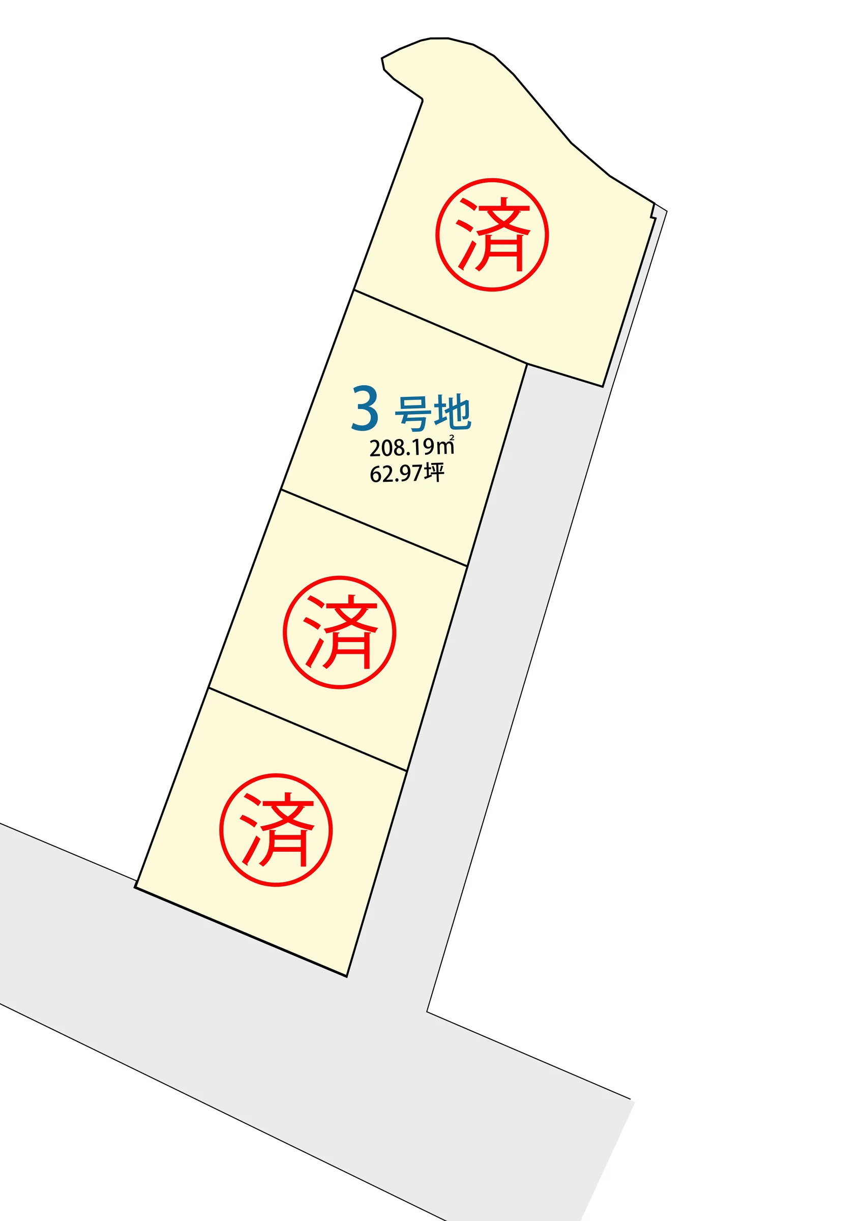 【残り1区画・土地】八女郡広川町太田の分譲地『太田4区画分譲地』販売中！建築条件なし