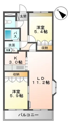 ルーラル七反田201 - 画像2